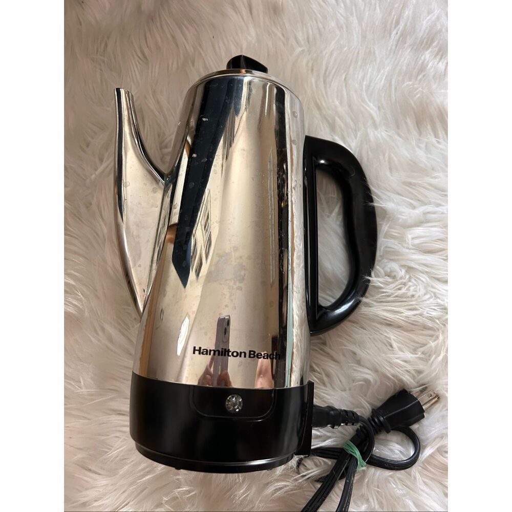 Hamilton Beach 12 Cup Stainless Perculator TypeWorking coffee to tea maker